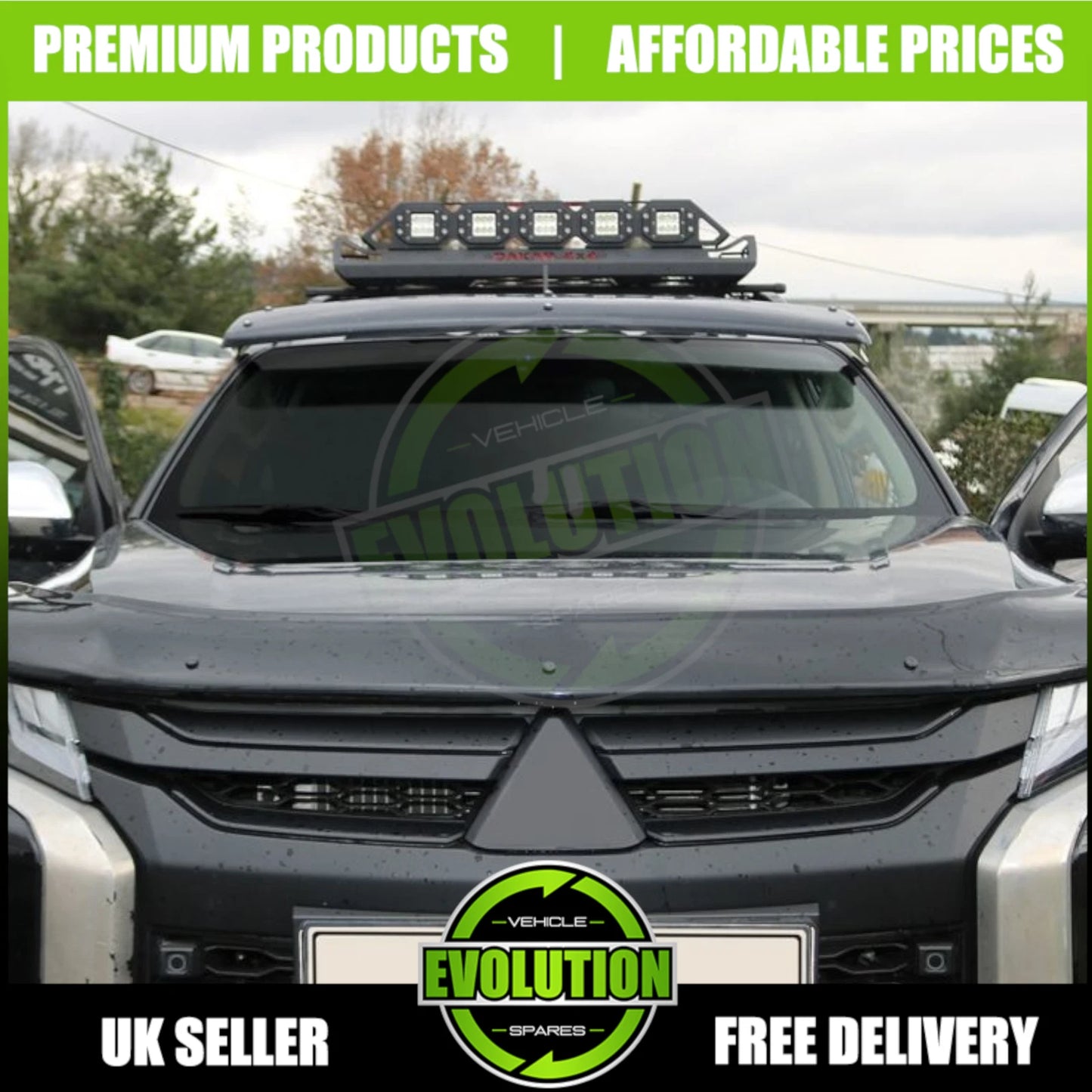 SUN VISOR BUG DEFLECTOR WIND SUNVISOR FOR MITSUBISHI L200 2019 onward PROTECTOR