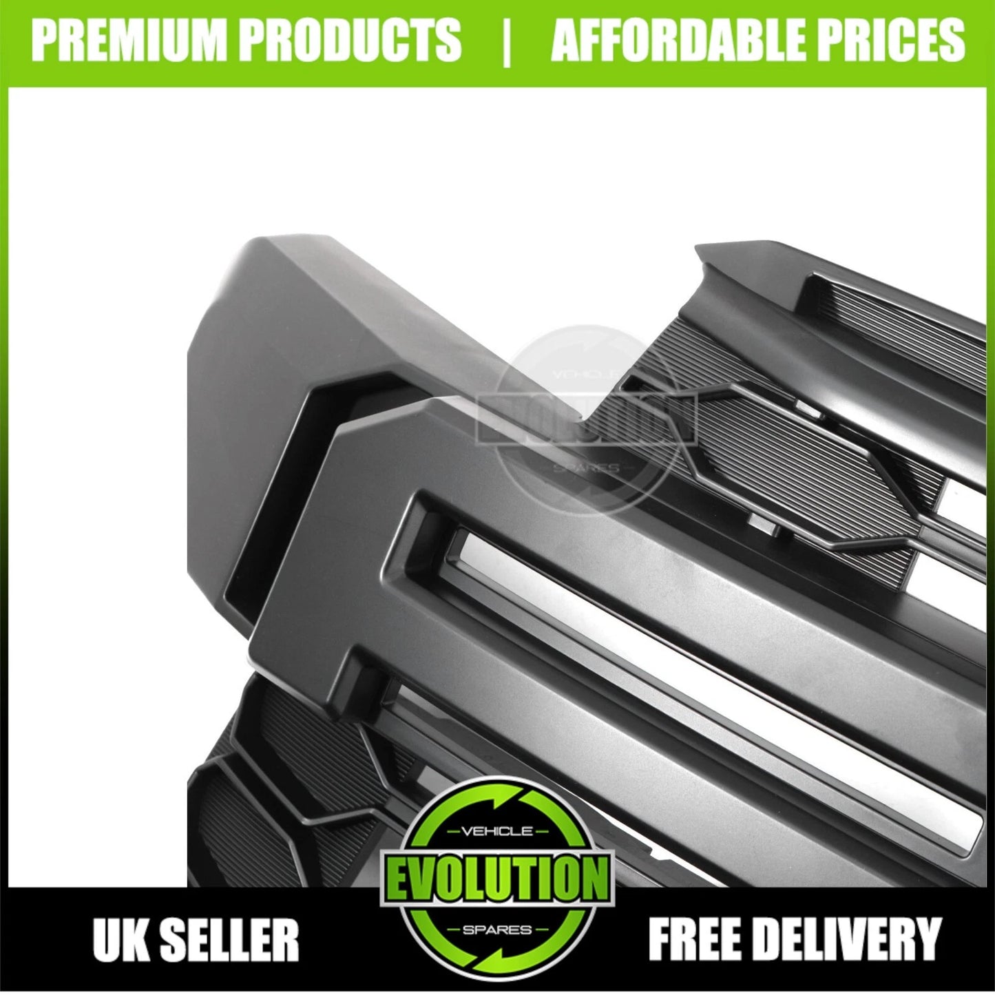 RAPTOR STYLE BUMPER WHEEL ARCHES MATTE BLACK BODYKIT KIT FOR FORD RANGER T9 23+