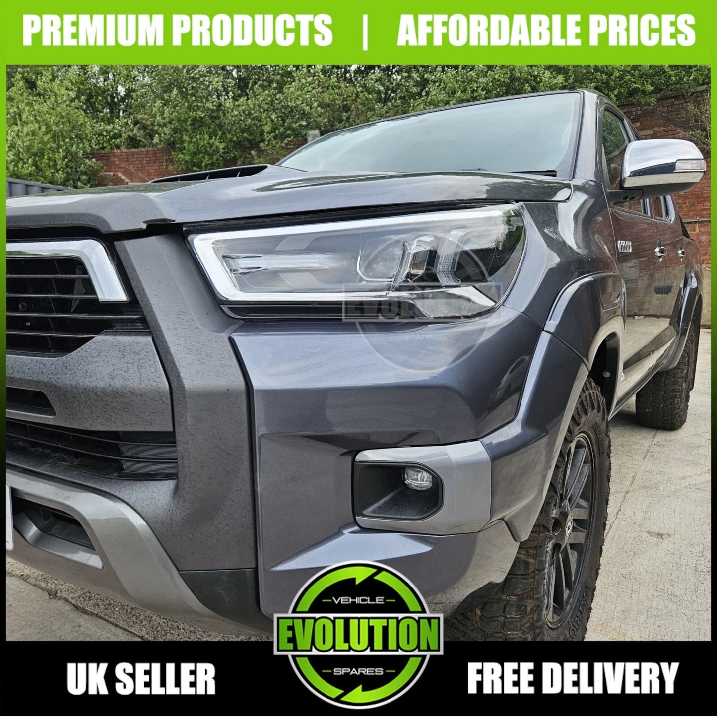 Headlight Headlamp LED DRL Passenger Left Replacement Toyota Hilux 2020-2024 on MK9