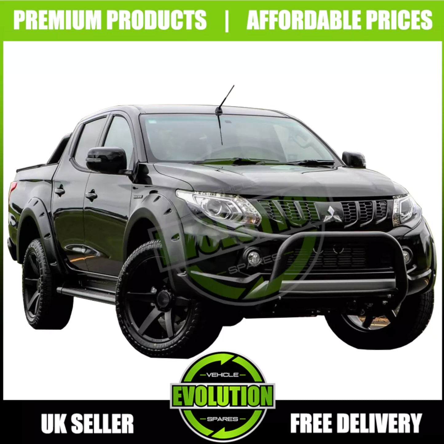 For Mitsubishi L200 Series 5 2015-19 Wide Wheel Arches Extensions Fender Flares