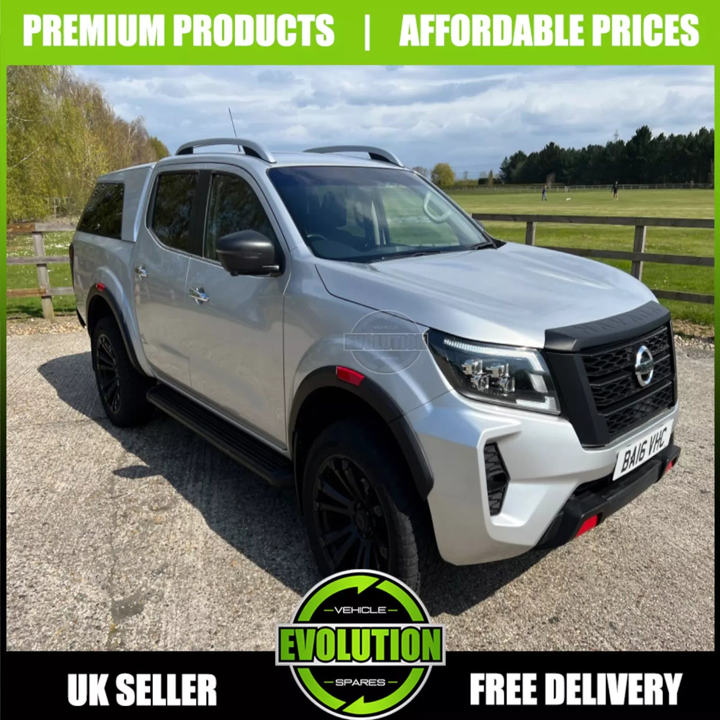 EVS Front Bumper bodykit Grille arches face lift fits Nissan NAVARA NP300 2016-2022