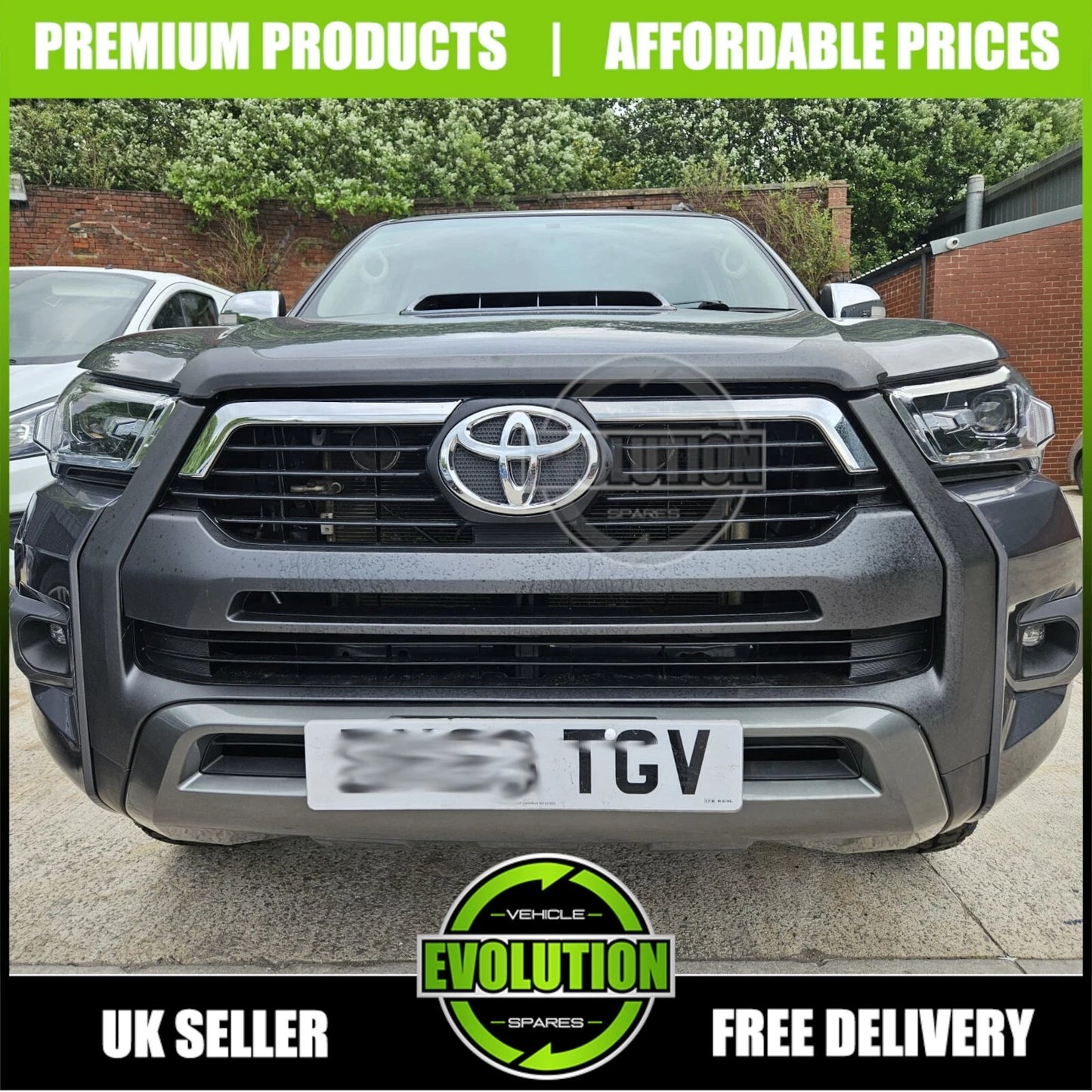 Headlight Headlamp LED DRL Drivers Right Replacement Toyota Hilux 2020-2024 MK9