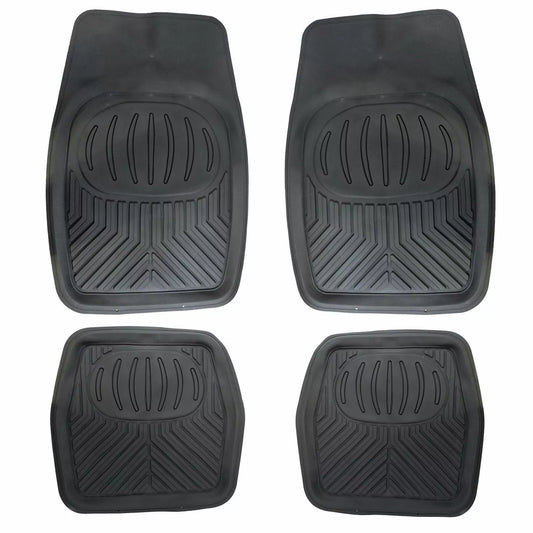To fit Mitsubishi L200 2005-2015 Deep Tray Rubber Floor Mats Heavy Duty Mud Mats