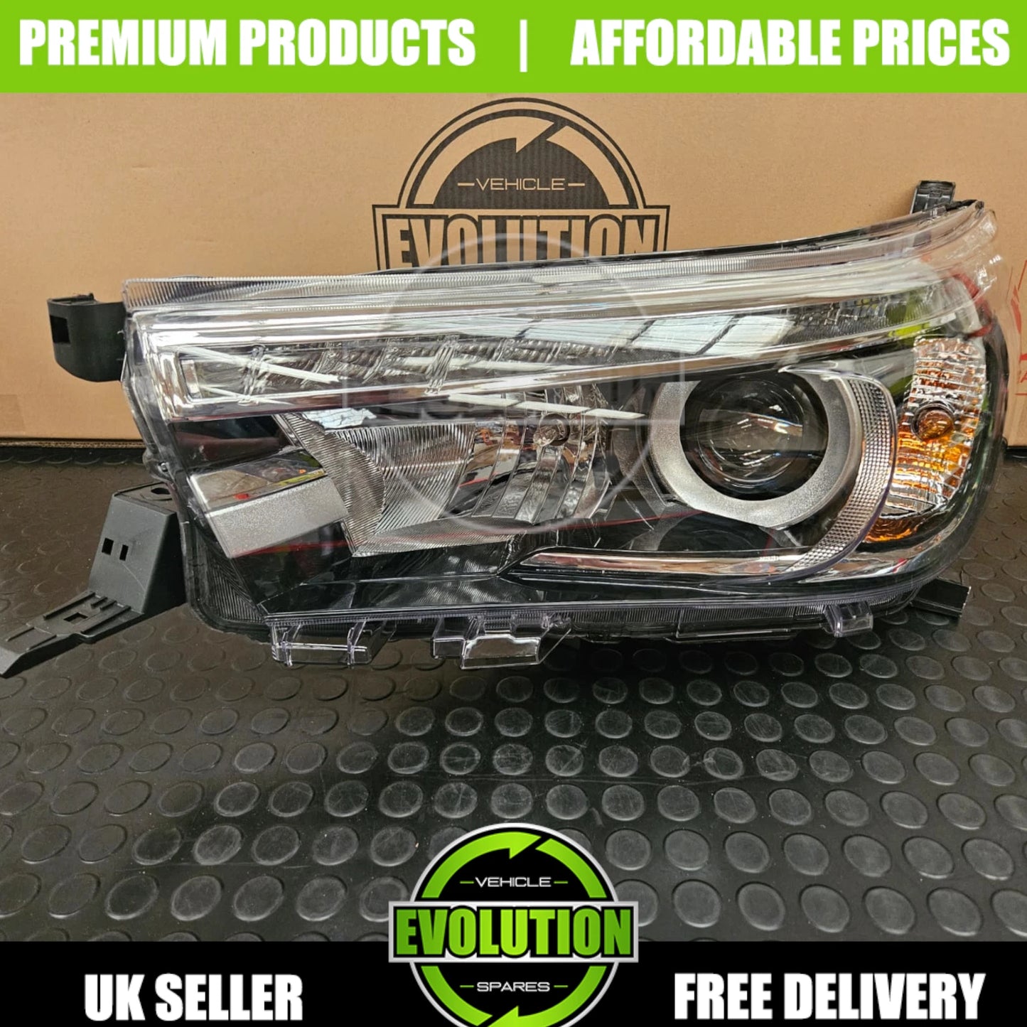 Headlight Headlamp LED DRL Passenger Left Replacement Toyota Hilux 2016-2020 MK8