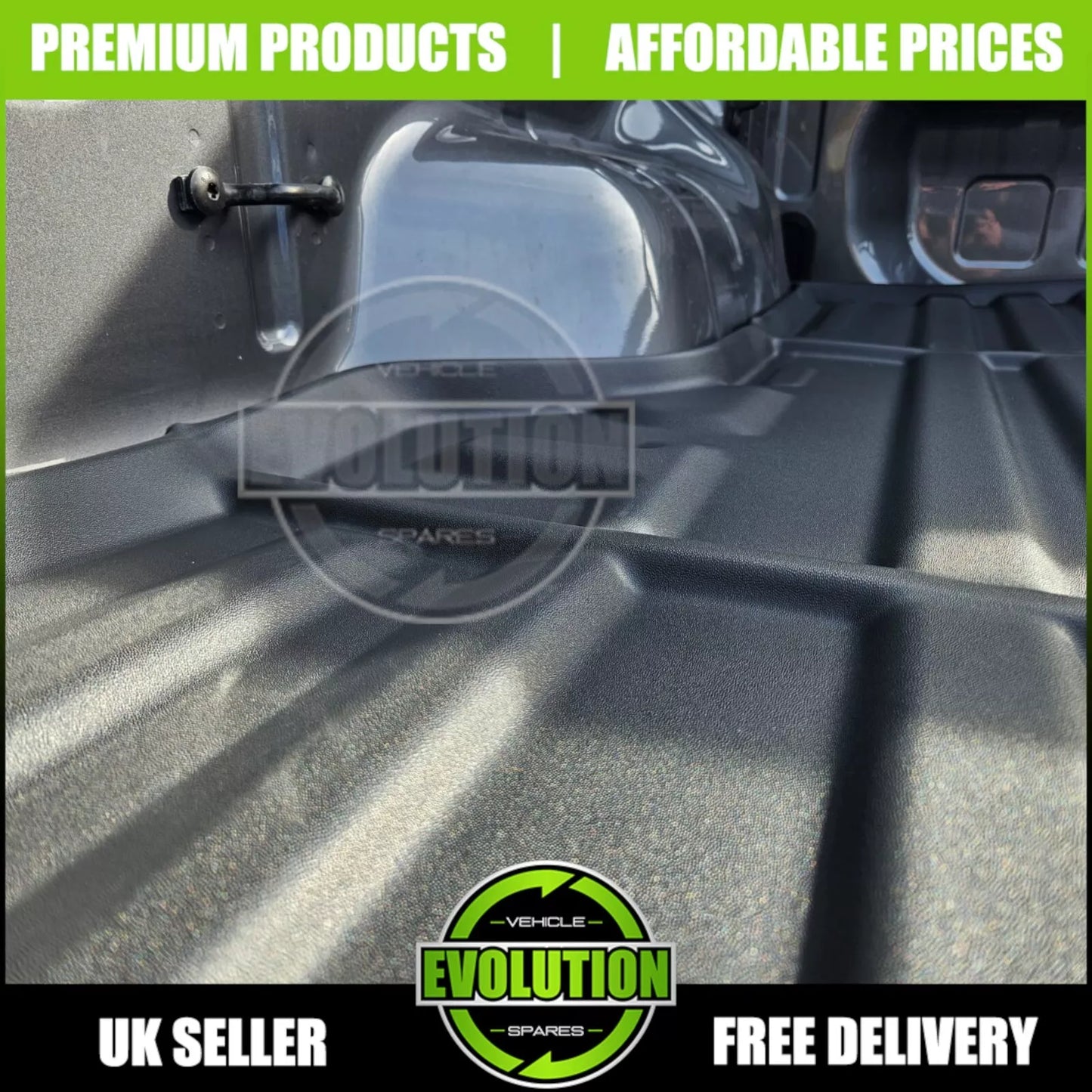 BLACK HEAVY DUTY RUBBER PICKUP TRUCK LOAD BED MAT LINER FOR VW AMAROK 2023+