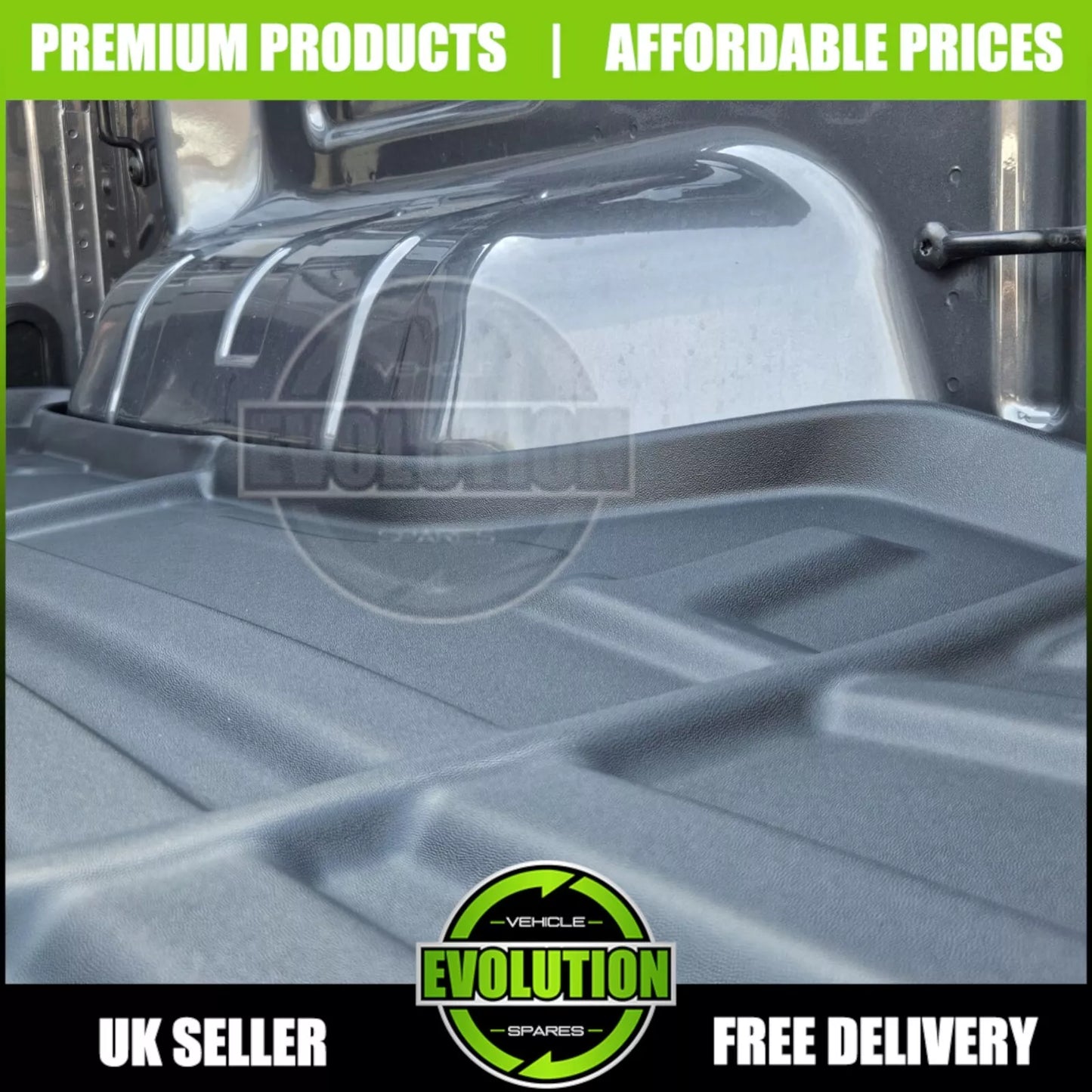 BLACK HEAVY DUTY RUBBER PICKUP TRUCK LOAD BED MAT LINER FOR VW AMAROK 2023+