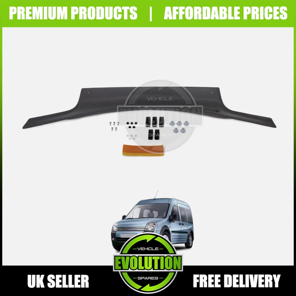 BONNET GUARD BUG DEFLECTOR BRA GLOSS PROTECTOR FITS FORD TRANSIT CONNECT 02-2012