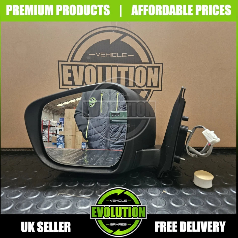 DOOR WING MIRROR ELECTRIC HEATED LED FIT NISSAN NAVARA 2016-2023 PASSENGER LEFT