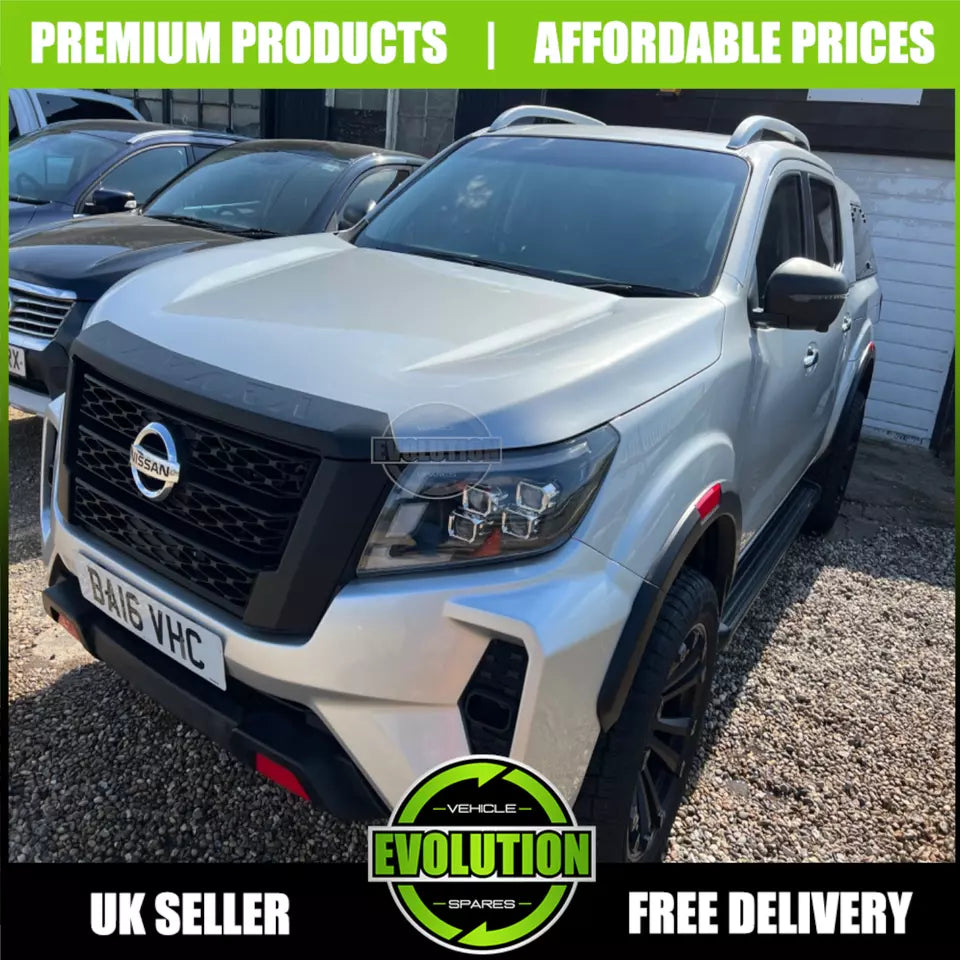 FRONT GRILL MATTE BLACK NP300 BUMPER GRILLE FOR NISSAN NAVARA 2016-2022