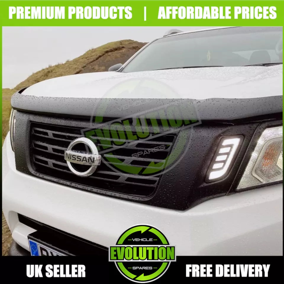 BONNET GUARD BUG BRA DEFLECTOR FITS Nissan NAVARA 2016-2022