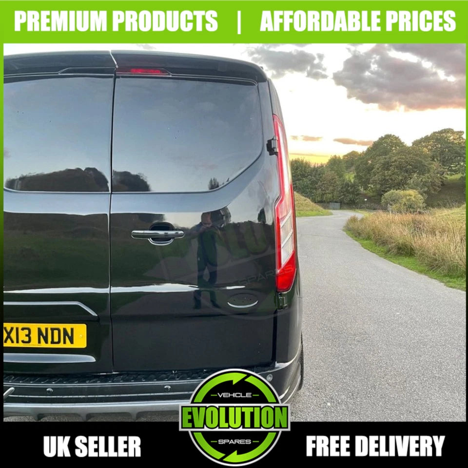 REAR SPOILER BOOT TWIN REAR DOOR BARN PRIMED FIT FORD TRANSIT CUSTOM 2013-2022