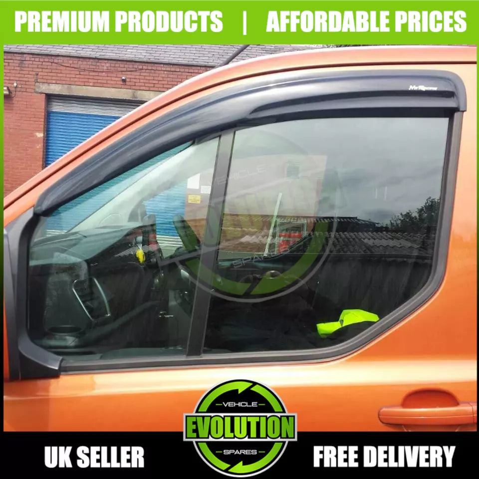 WIND DEFLECTORS RAIN SMOKE TO FIT FORD TRANSIT CUSTOM 2013-2022