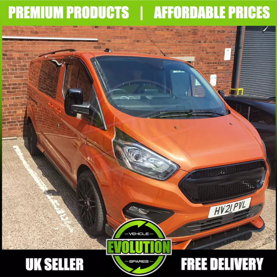 WIND RAIN SUN SMOKE DEFLECTORS TO FIT FORD TRANSIT CUSTOM 2012-2022