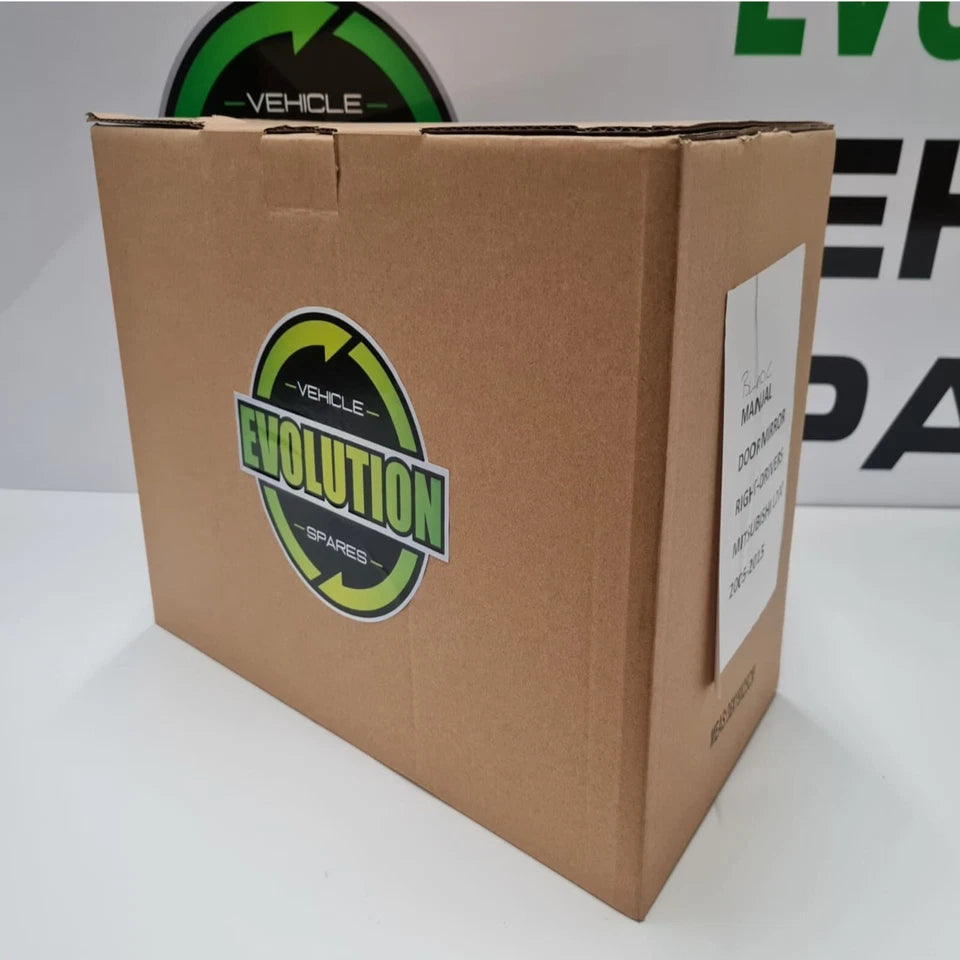 For Mitsubishi L200 Wing Door Mirror Pickup 2006-15 Black Manual passenger Side