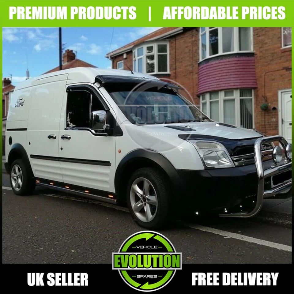 BONNET GUARD BUG DEFLECTOR BRA GLOSS PROTECTOR FITS FORD TRANSIT CONNECT 02-2012