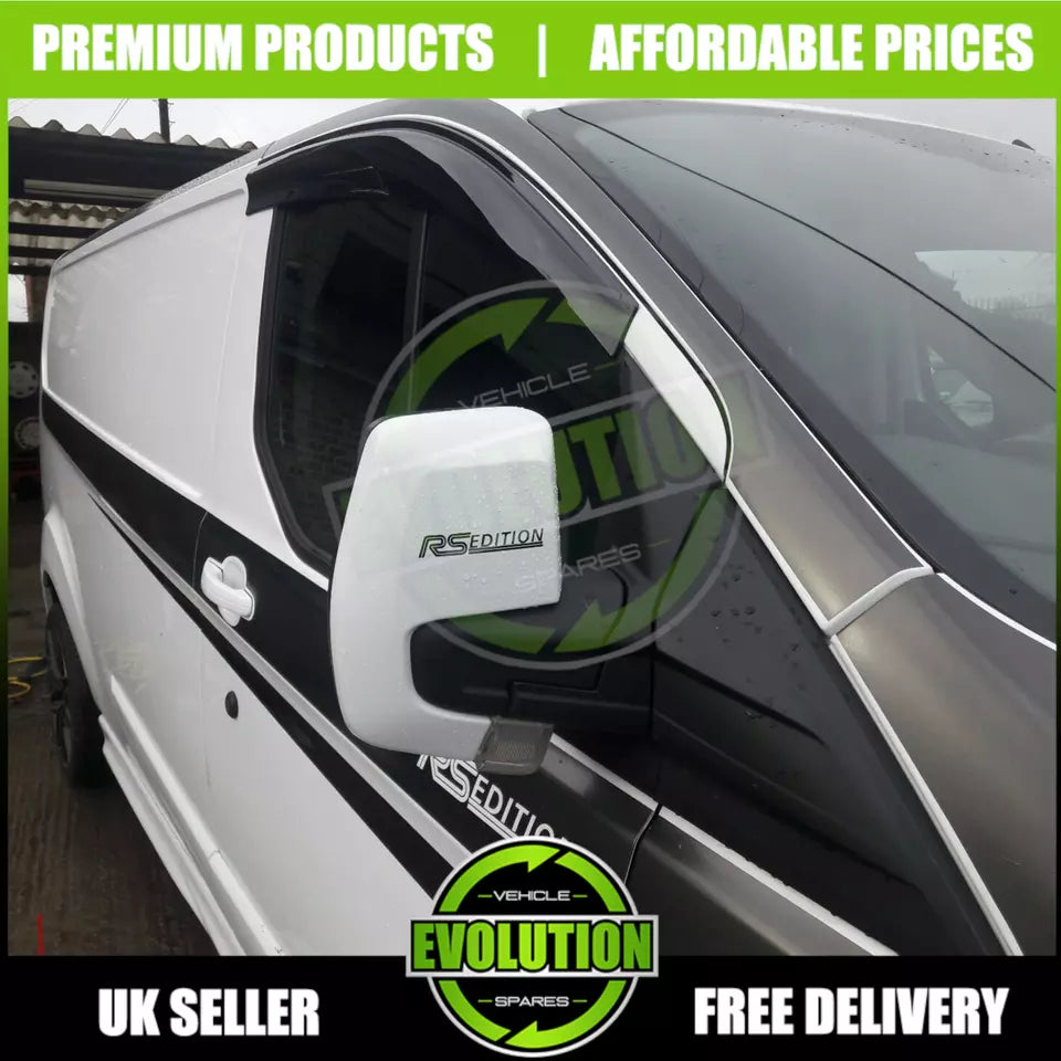 WIND DEFLECTORS RAIN SMOKE TO FIT FORD TRANSIT CUSTOM 2013 - 2022