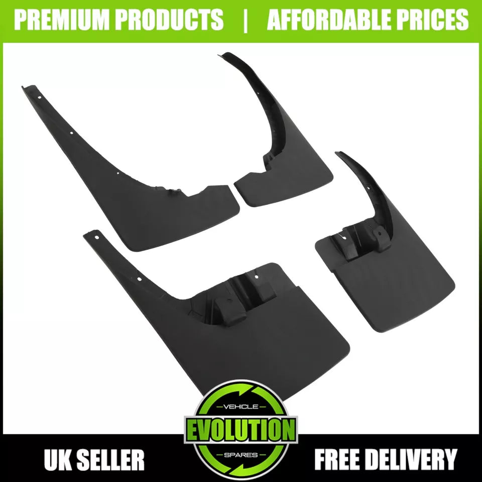 TO FIT NISSAN NAVARA D23 NP300 2016-2022 Mud Flaps Guards Set of 4 Front and Rear