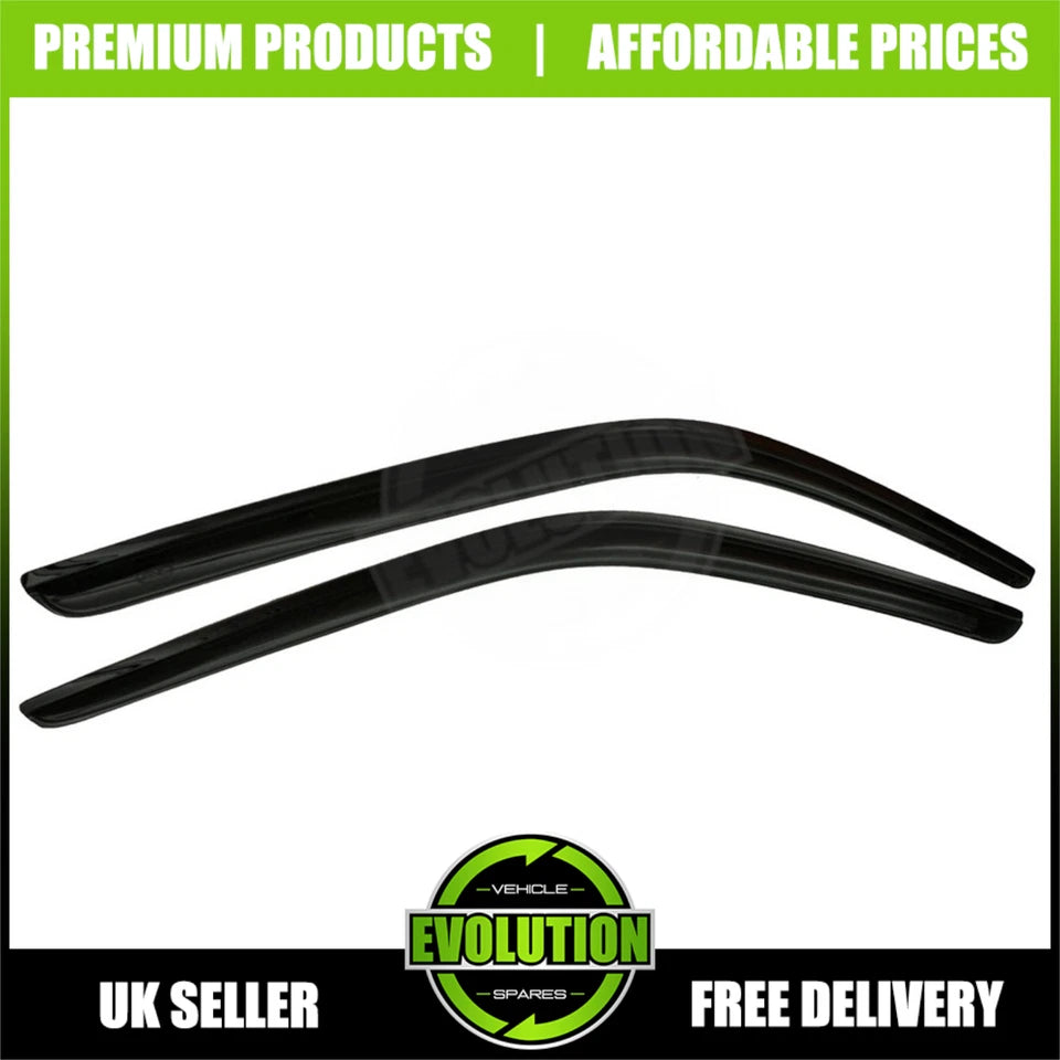 TO FIT FORD TRANSIT 2000-2013 WIND RAIN SMOKE DEFLECTORS VISORS EXTERNAL FIT