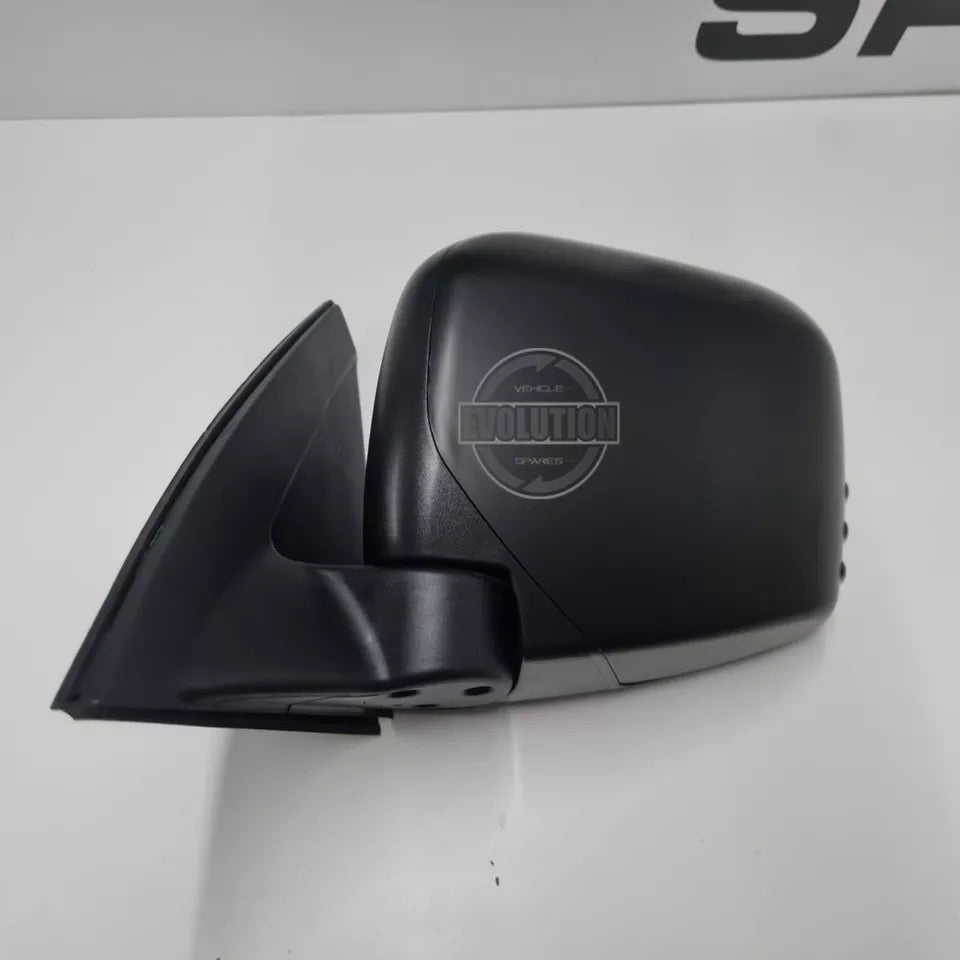 For Mitsubishi L200 Wing Door Mirror Pickup 2006-15 Black Manual passenger Side