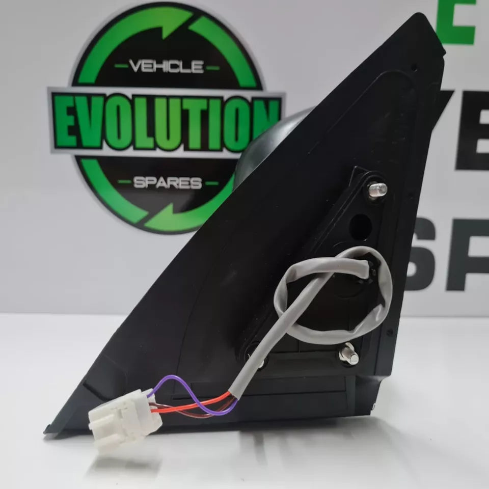 For Mitsubishi L200 Wing Door Mirror Pickup 2006-15 Black Electric Drivers Side