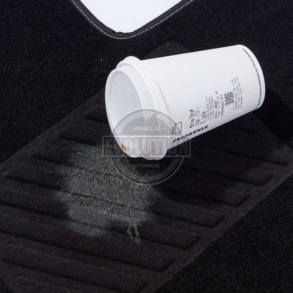 Carpet Mats tailored Car Floor Black to F Fit NISSAN Navara Double Cab 2016-2022