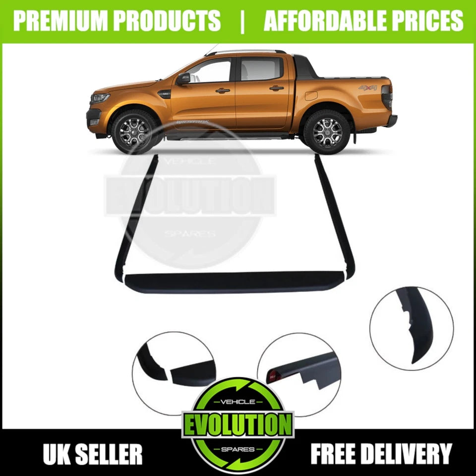 Ford Ranger T6 T7 T8 (2012-2022) Bed Rail & Tailgate Cap Protector Set