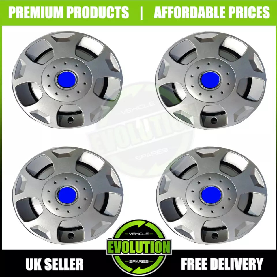 New It's free to sell on eBay Excludes Vehicles and business sellers Sell one like this  Share 15" WHEEL TRIMS TO FIT FORD TRANSIT VAN SET OF 4 2000-2018 MK6 MK7 MK8 HUB CAPS
