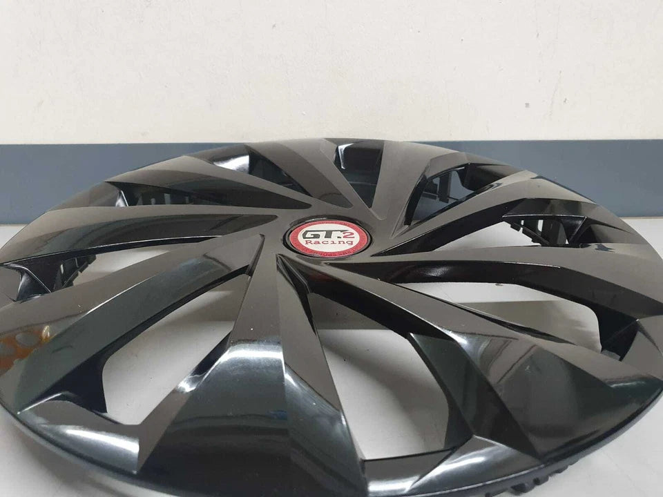 15" WHEEL TRIMS TO FIT FORD TRANSIT 2006-2012 4 HUB CAPS GLOSS BLACK