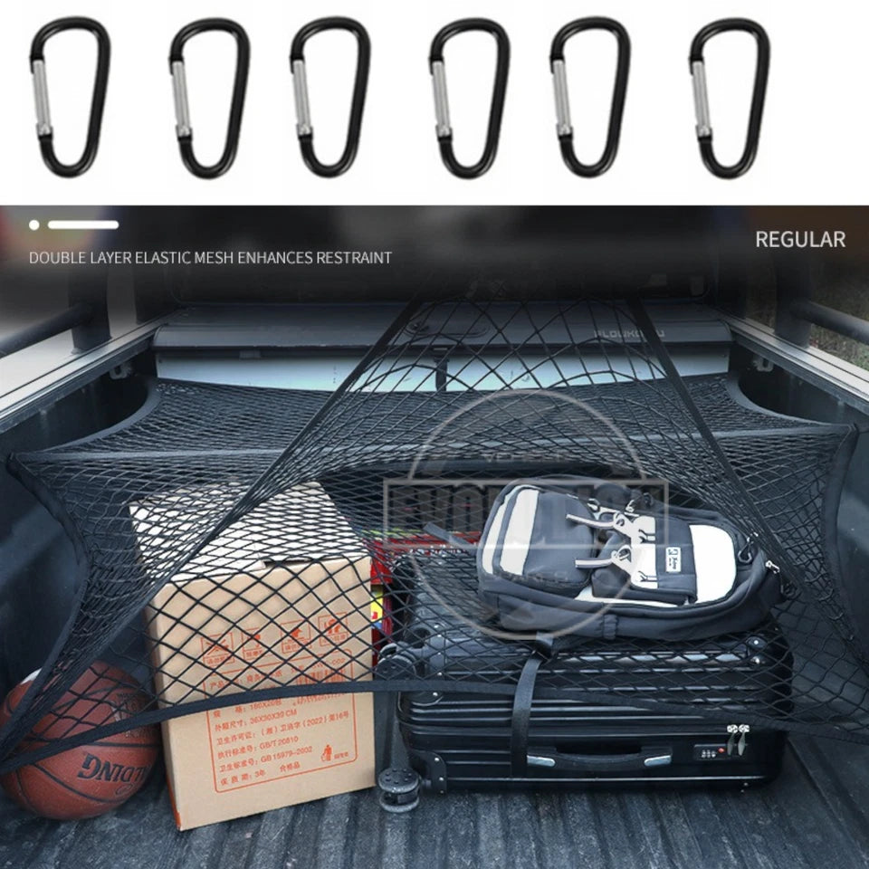 Large Cargo Net Nylon Elastic Mesh Luggage Pickup Fits Nissan Navara 2006-2025