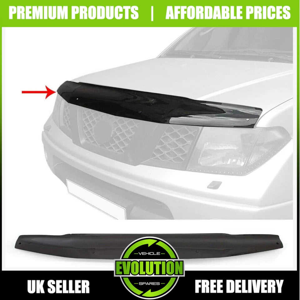 BONNET GUARD BUG DEFLECTOR TO FIT NISSAN NAVARA 2006-2015 PROTECTOR NEW