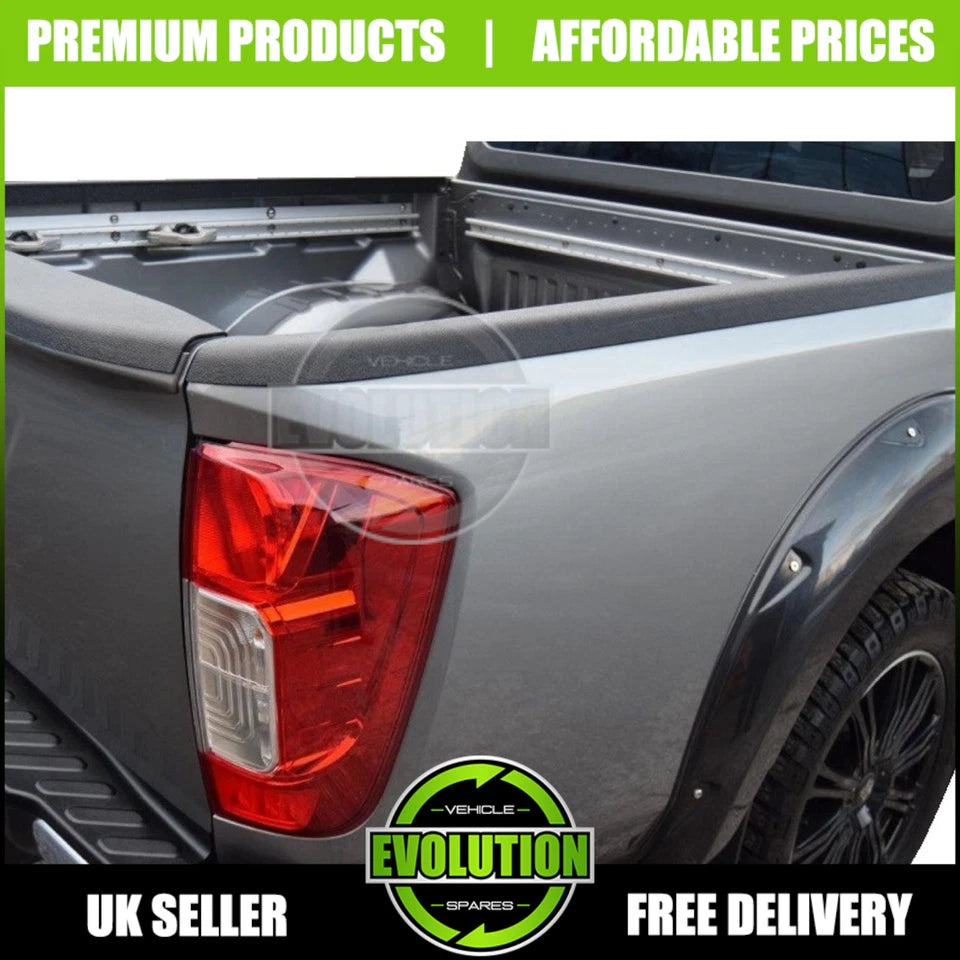 LOAD BED RAIL CAPS PROTECTOR 3 PC SET TAILGATE FOR NISSAN NAVARA NP300 2016-2022