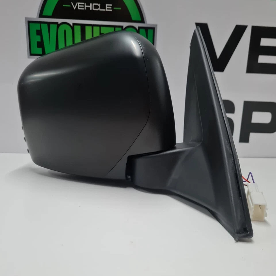 For Mitsubishi L200 Wing Door Mirror Pickup 2006-15 Black Electric Drivers Side