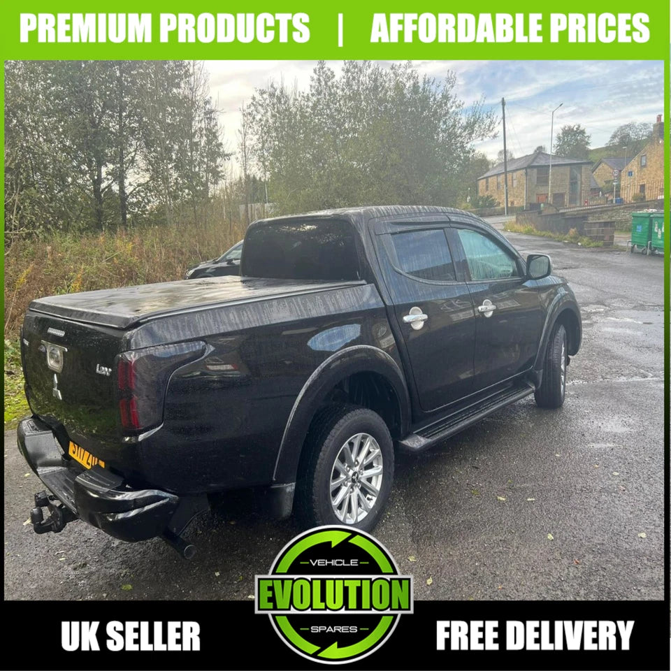 WIND RAIN SMOKE DEFLECTORS GLOSS VISORS Mitsubishi L200 Triton MK5 2015-2023