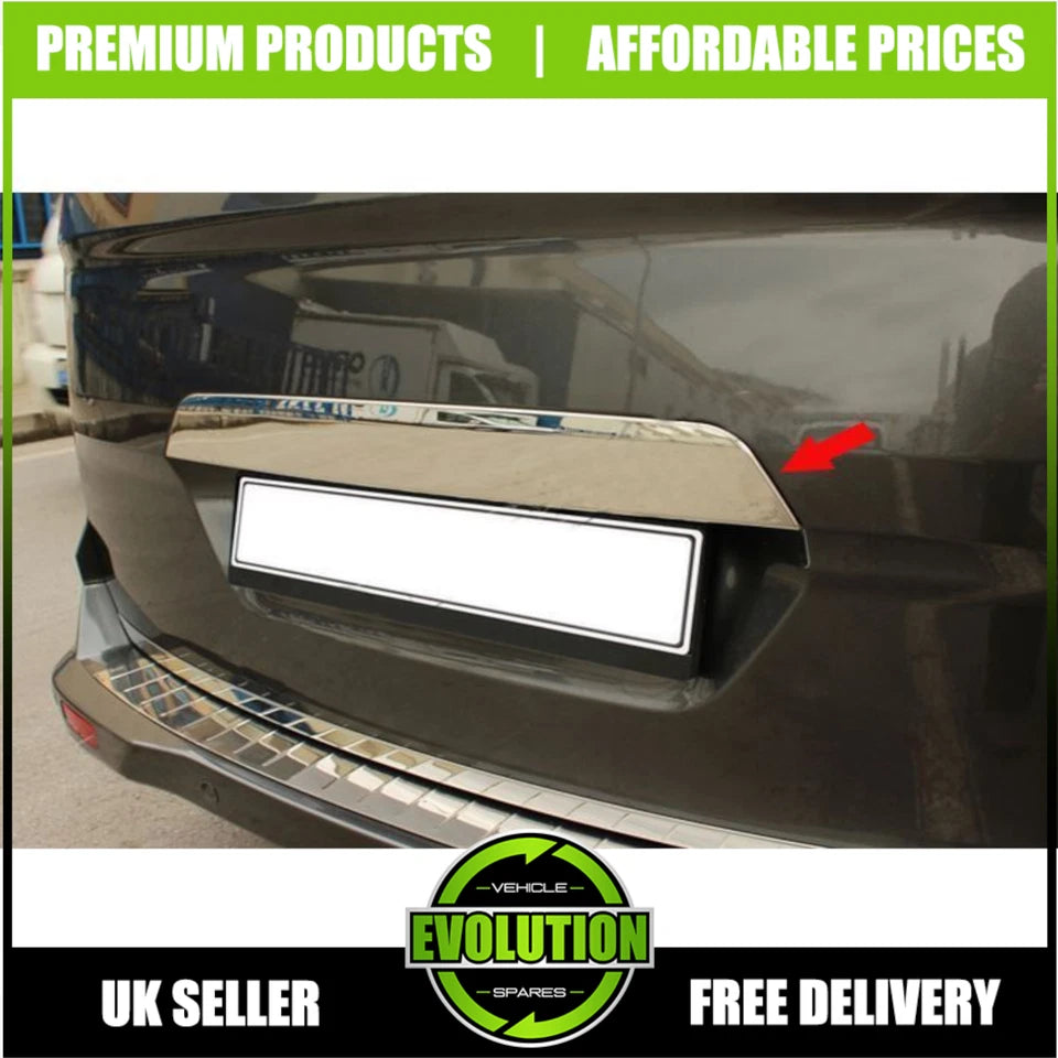Chrome Tailgate Handle Trim Cover FITS Ford Transit Tourneo Courier 2014-2022