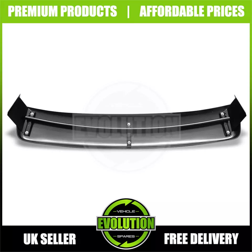 Sun Visor Sunvisor Solid Gloss Black Acrylic fits Nissan Navara D40 2006-2015