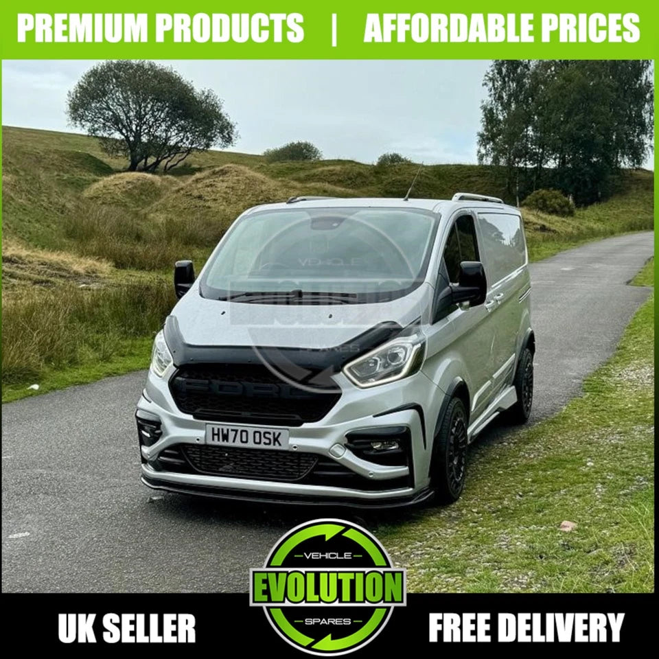 BONNET GUARD BUG DEFLECTOR PROTECTOR FITS FORD TRANSIT CUSTOM 2018 - 2022