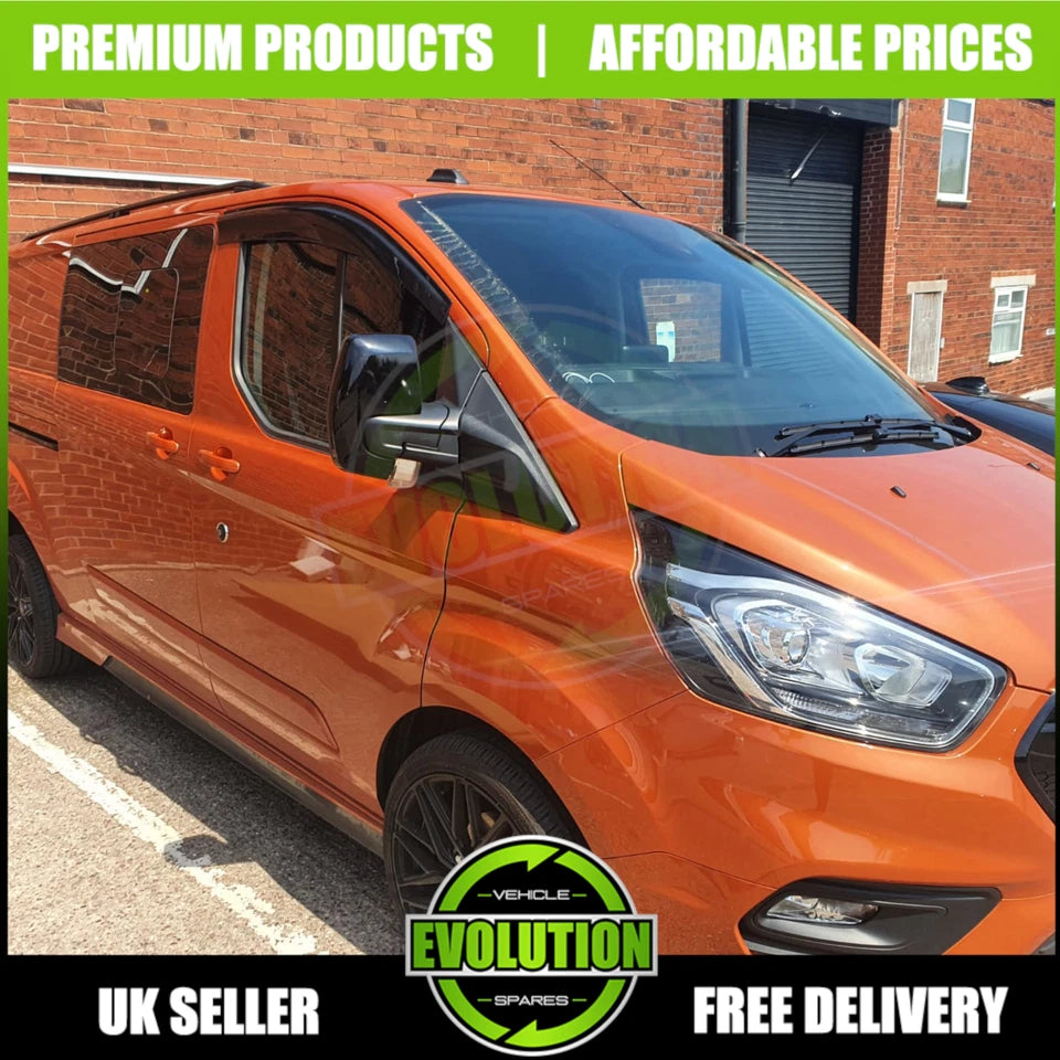 WIND RAIN SUN SMOKE DEFLECTORS TO FIT FORD TRANSIT CUSTOM 2012-2022