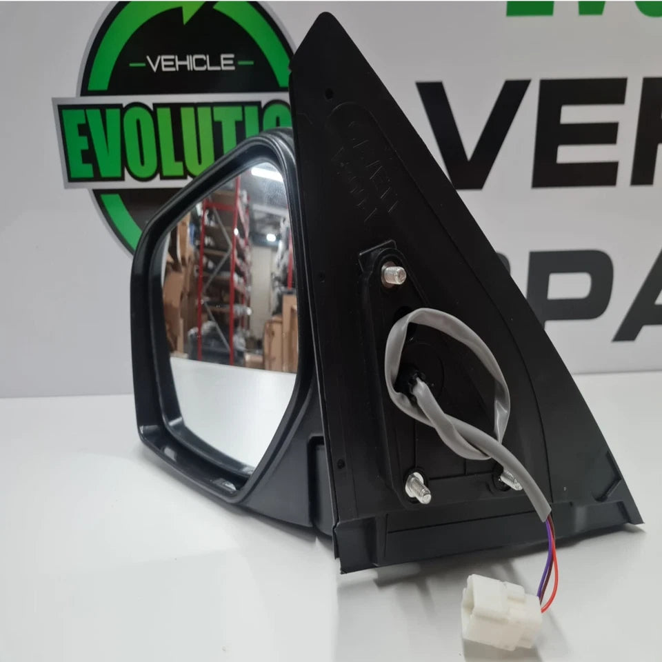 For Mitsubishi L200 Wing Door Mirror Pickup 2006-15 Black Electric Passenger