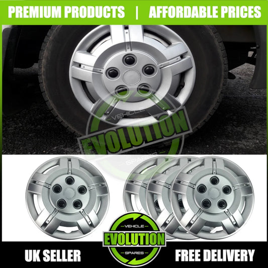 15" WHEEL TRIMS DEEP DISH HUB CAP COMMERCIAL FITS FORD TRANSIT 2000-2013 MK6 MK7