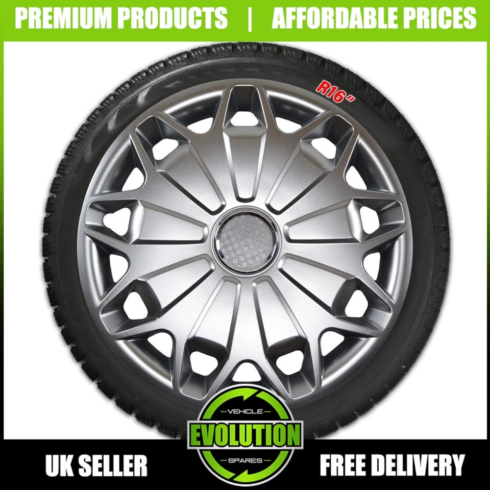 15" WHEEL TRIMS RIMS COVERS TO FIT FORD TRANSIT CUSTOM 2013-2025