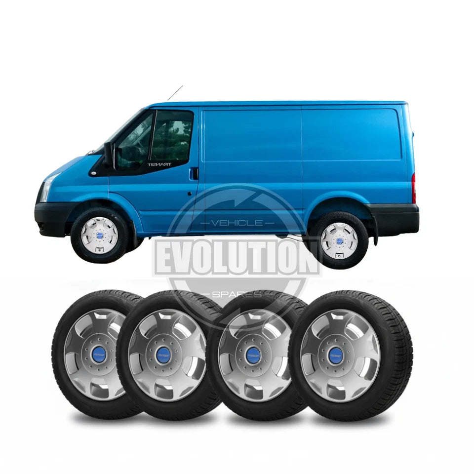 16" Wheel Trims Hub Caps Set of 4 Fits Ford Transit MK6 MK7 MK8 2000–2025