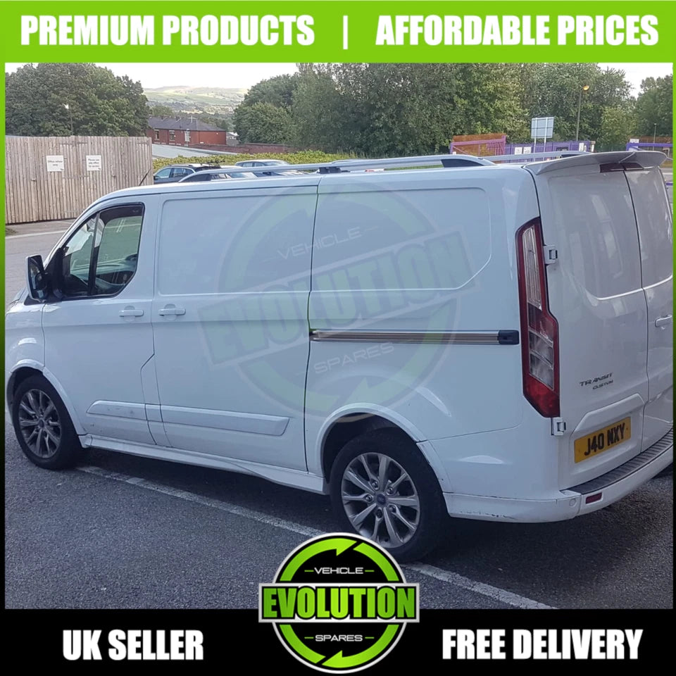 fits TRANSIT CUSTOM LWB Aluminium Roof Bars Roof Rail SILVER 2012-2020