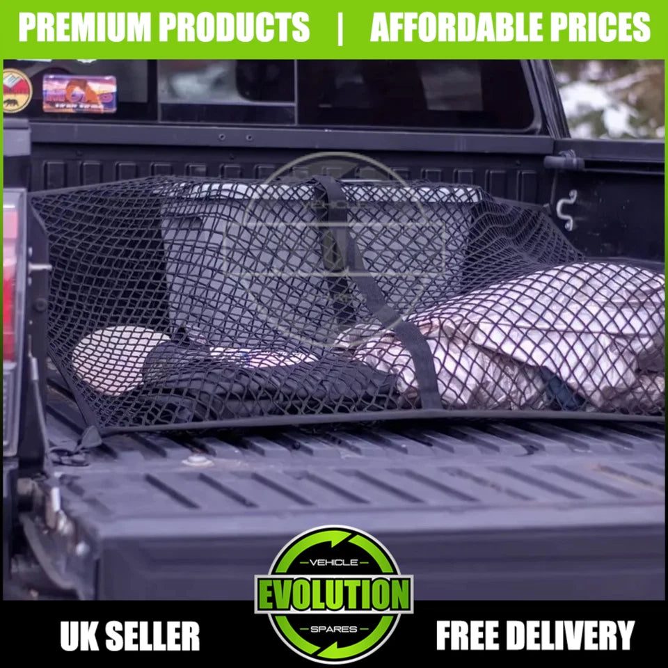 Large Cargo Net Nylon Elastic Mesh Luggage Pickup Fits Nissan Navara 2006-2025