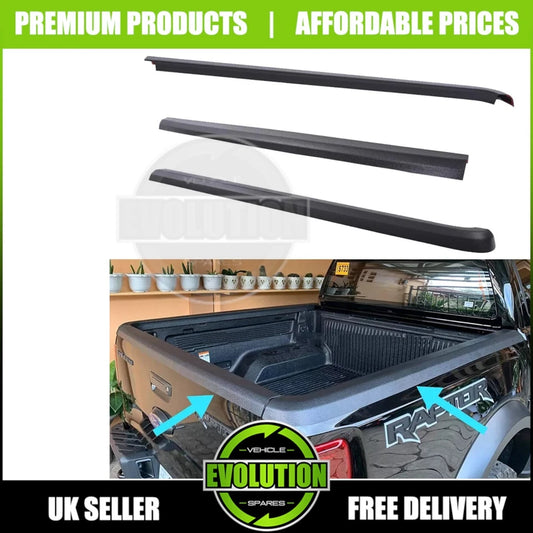 Ford Ranger T6 T7 T8 (2012-2022) Bed Rail & Tailgate Cap Protector Set