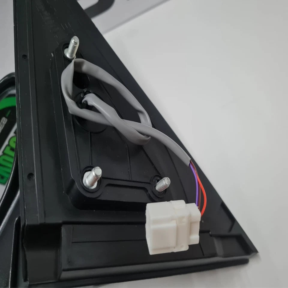 For Mitsubishi L200 Wing Door Mirror Pickup 2006-15 Black Electric Passenger