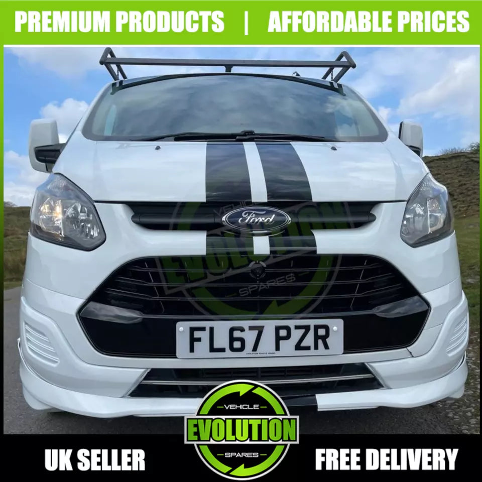 New It's free to sell on eBay Excludes Vehicles and business sellers Sell one like this  Share FRONT BUMPER LIP SPOILER TO FIT FORD TRANSIT CUSTOM 2013-2017 SPORT DIFFUSER