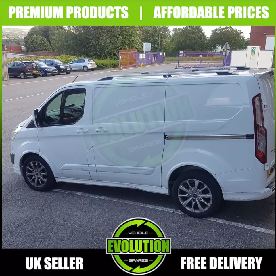 ROOF RAILS BARS SILVER RACK BAR SWB FITS FORD TRANSIT CUSTOM 2013-2022