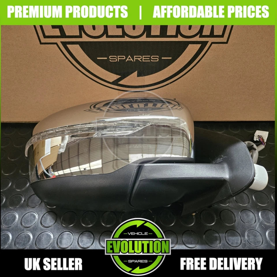 DOOR WING MIRROR ELECTRIC HEATED LED FITS NISSAN NAVARA 2016-2022 DRIVERS RIGHT