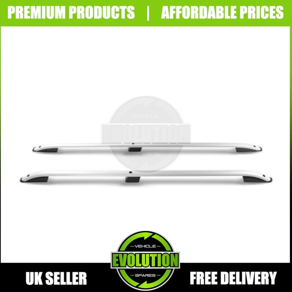 ROOF RAILS BARS SILVER RACK ALUMINIUM FOR FORD TRANSIT CONNECT 2003-2014 SWB