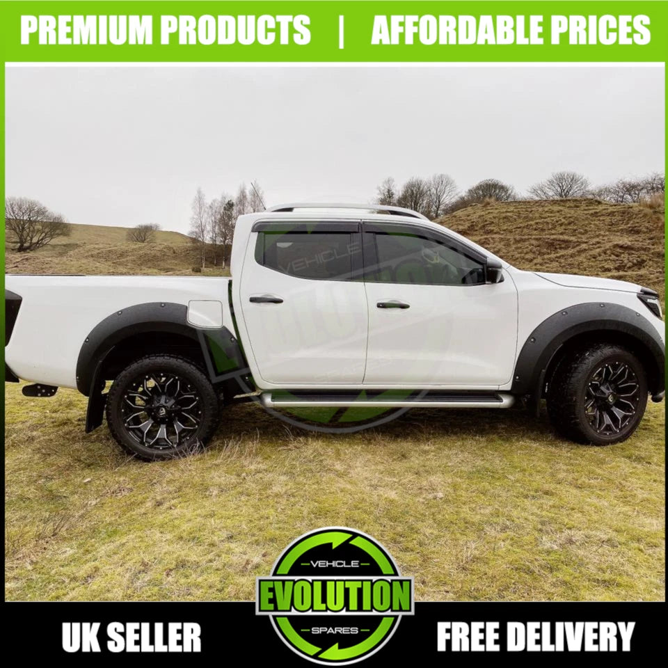 FITS Nissan Navara NP300 2016-2022 Wide Body Wheel Arches Fender Flares ADD BLUE